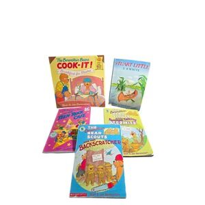 Berenstain Bears Cook It Stuart Little Children's‎ Books Lot of 5